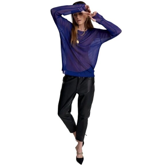 2for30💥‼️One Teaspoon Amity LS Sweater Cobalt S - Picture 6 of 15